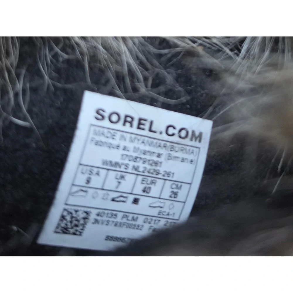 Sorel Tofino II Boots Women Size 9 Brown Good Waterproof Faux Fur NL2429-261